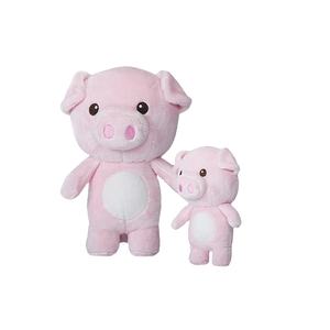 Vente d'usine de peluche de qualité OEM cochon <span class=keywords><strong>papa</strong></span> et bébé avec couleur rose et originalité en gros - Product Image 1