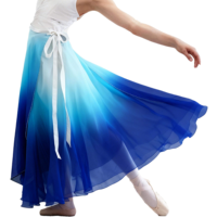 Jupe longue de ballet Bestdance en mousseline de soie, jupe de danse, jupes de gymnastique pour femmes et filles