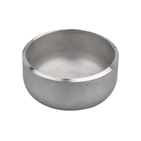 Bouchon de tuyau EN 10253 en acier au carbone A420 WPL6, bouchon d'extrémité de tuyau basse température DN15-DN1200