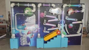 Labirinto d'Aria Interattivo, Attrezzatura per Parco Giochi al Coperto, Giochi con Palla per Bambini, per Parchi Divertimento, Area Giochi Morbida, Attrezzatura per Stanza Sensoriale - Product Image 3