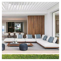 Meubles inclinants de pont de jardin, trésors d'extérieur, patio, salon, chambre à coucher, canapé-lit, fabrication moderne, 12 pièces