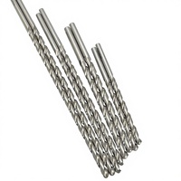 GREWIN Forets hélicoïdaux longs à tige droite DIN338 HSS-6542 à haute performance, métriques M35, finition brillante, pour aluminium et cuivre
