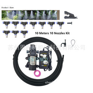 Sistema de Pulverización de Niebla, 20 Metros, 20 Boquillas, Kit de Humidificación y Enfriamiento para Jardín, Pulverización Fina Eléctrica DIY - Product Image 4