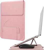 Étui pour ordinateur portable avec support et tapis de souris, étui pour ordinateur portable de 15 à 16 pouces, housse de protection en cuir pour MacBook Pro Air 13 15 pouces, vente en gros OEM/ODM/marque privée