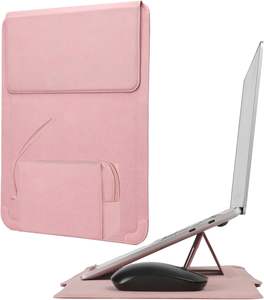Funda para Portátil con Soporte y Alfombrilla para Ratón, Funda Protectora de Cuero para Portátil de 15-16 Pulgadas para <span class=keywords><strong>MacBook</strong></span> Pro <span class=keywords><strong>Air</strong></span> 13 15 Pulgadas, Venta al por Mayor OEM/ODM/Marca Privada - Product Image 6