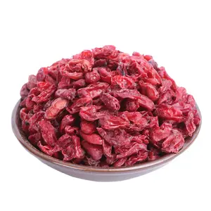 乾燥した天然の一般的なMacrocarpiumフルーツ肉Cornus officinalisベリー