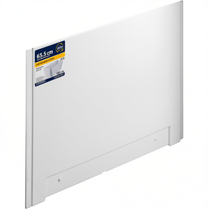 Panel lateral corto para bañera rectangular de 65,5 cm de largo y 100 cm de altura, accesorio para cuarto de ducha - Product Image 2