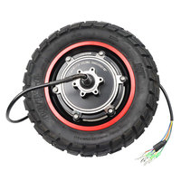 Adult Two-wheeled Electric Scooter, 500 and 800W Inflatable Off-road Tires, with Rear Wheel Motor and Hub.