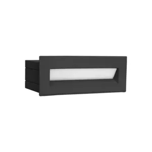 IP54 Aluminium LED Corner Wall Sconce Light White/Silver/Black Color 3W Epistar Cob Chip Recessed Wall Lamp