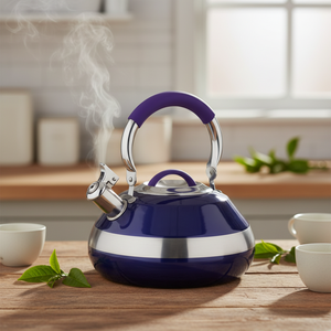 Bouilloire sifflante <span class=keywords><strong>en</strong></span> acier inoxydable neuve au prix d'usine avec design <span class=keywords><strong>en</strong></span> plastique, compatible induction, écologique et lavable au lave-vaisselle - Product Image 6