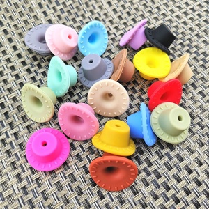 Perles en silicone sans BPA exclusives, breloques pour stylos, perles pour sucettes de bébé, breloques pour pinceaux de maquillage - Product Image 3