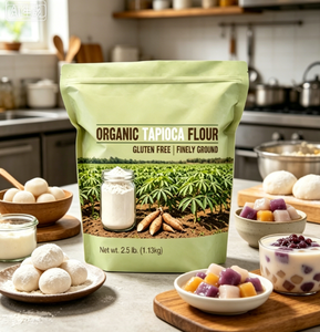Poudre d'<span class=keywords><strong>amidon</strong></span> de tapioca biologique premium, farine de racine de manioc biologique, végétalien, sans additifs, approvisionnement en vrac - Product Image 2