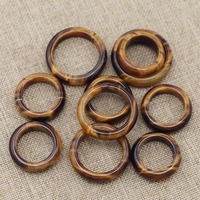 Oeil de tigre anneau bande bijoux femmes bijoux pierre anneaux naturel pour hommes vente chaude 6mm Logo personnalisé 5g unisexe pierres précieuses anneaux ronds