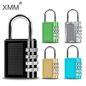 Candado de combinación de cuatro dígitos para maleta, candado de aleación de Zinc para equipaje, venta al por mayor, fábrica de China, XMM-8024