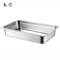 2025 Neues Design Produkt, Edelstahl 201, Mehrgrößen-Mehrzweck-Abtropfschale, Gelochte Gastronorm GN-Pfanne mit Edelstahldeckel