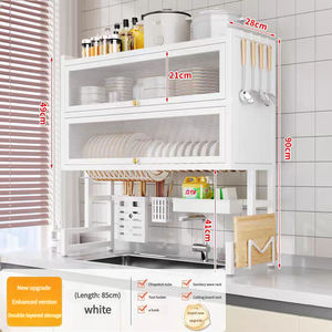 بيع بالجملة خزانات أطباق وخزانات تصريف أسطح وضع أوعية أحواض رفوف أوعية أحواض متعددة الوظائف خزانات تصريف - Product Image 5