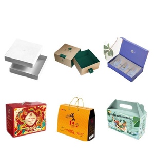 Boîtes cadeaux de luxe personnalisées avec options de couvercle rabattable, de tiroir et de poignée - Product Image 1