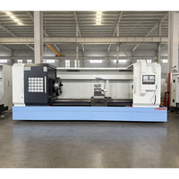 Tour horizontal GSK QK1340 haute rigidité et robuste pour le secteur pétrolier, pour le filetage de tubes de puits et de tuyaux de grand diamètre, PENG CNC