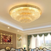 Lustre de salon en cristal LED doré, luminaires modernes pour la maison, décoration de luxe vintage, luminaire suspendu
