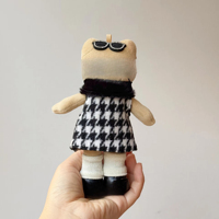 Vêtements de poupée originaux de 10 cm/17 cm pour Labubu Zsiga, jupe pour poupée BJD Barbie de 6 pouces, vêtements en vrac