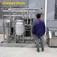 Pasteurisateur tubulaire en acier inoxydable conforme à la norme ISO pour l'industrie alimentaire et des boissons, jus, sirops, sauces