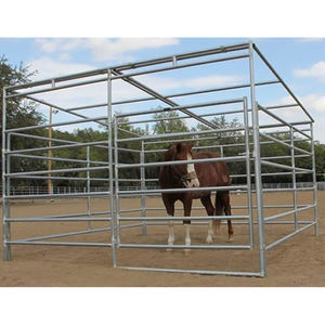 Ganado seguro Ovejas <span class=keywords><strong>Corral</strong></span> Patio Valla Panel Granja Esgrima Establos Paneles de caballos Casas Modelado 3D Incluido para la venta - Product Image 3