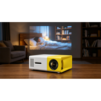 Projecteur vidéo portable sans fil M20 HD, projecteur de cinéma maison, compatibilité avec les téléphones mobiles