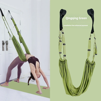 Corde de suspension pour Yoga Aérien, Équipement de Fitness à Domicile, Corde de traction pour Yoga en position inversée, Corde de traction pour le bas du dos, Sangle d'étirement de Yoga à suspendre à la porte
