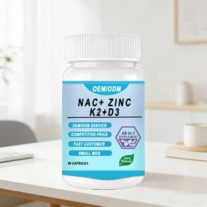 แคปซูลไลทัม OEM ผลิตภัณฑ์เสริมอาหารฉลากส่วนตัว ค.2+ด.3 เควอซิทิน สารสกัดจากดอกซาร์ราเซเนีย แคปซูลออลอินวัน แคปซูลเอ็นเอซี+ซิงค์ - Product Image 2