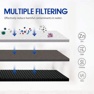 <span class=keywords><strong>Filter</strong></span> Air Kulkas Rumah Tangga MSWF, Bersertifikasi NSF42, Plastik Elektrik, Karbon Aktif, Menghilangkan Bakteri, 6 Bulan - Product Image 3