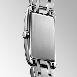 Elegant <b>Rectangular</b> Automatic Mechanical <b>Watch</b> with Stainless Steel Bracelet for Women Longinesing - Product Image 4