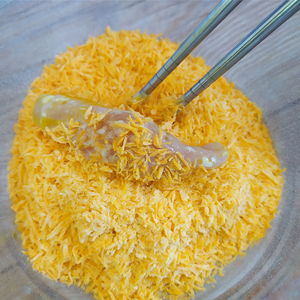 Poudre <span class=keywords><strong>de</strong></span> pain <span class=keywords><strong>de</strong></span> mie Panko fermentée faible en sel, blanche, à base <span class=keywords><strong>de</strong></span> <span class=keywords><strong>farine</strong></span> <span class=keywords><strong>de</strong></span> <span class=keywords><strong>blé</strong></span>, 4-6mm, sac <span class=keywords><strong>de</strong></span> 1kg, certifiée HALAL, directement <span class=keywords><strong>de</strong></span> l'usine Panko - Product Image 3