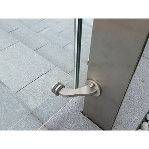 חוזק גבוה מערכת נירוסטה מעקה זכוכית מחוסמת עיצוב מודרני מרפסת גדר מרפסת מדרגות חיצונית - Product Image 6