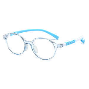 Nouveau concepteur de lunettes pour enfants bloquant <span class=keywords><strong>la</strong></span> lumière bleue pour <span class=keywords><strong>la</strong></span> prescription petit ovale ultra léger silicone TR90 élasticité filles garçons - Product Image 4