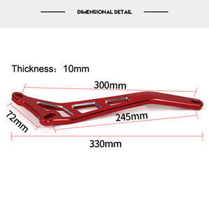 Accessoires de <span class=keywords><strong>moto</strong></span> en gros, <span class=keywords><strong>support</strong></span> d'échappement en alliage, <span class=keywords><strong>support</strong></span> d'échappement pour Y15ZR Y16ZR LC135 - Product Image 4