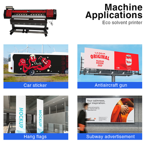 เครื่องพิมพ์แบนเนอร์แบบม้วนเป็นม้วน YQ-1801T หัว XP600และแผ่นซันยองหมึก Eco-Solvent สำหรับสติกเกอร์ไวนิลสภาพการใช้งาน - Product Image 5