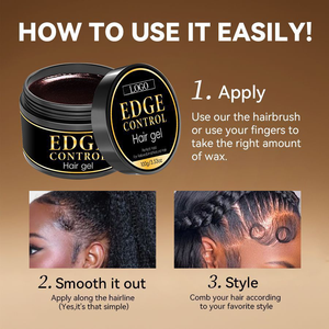 Cire coiffante <span class=keywords><strong>Max</strong></span> <span class=keywords><strong>Hold</strong></span> Edge Control – Lisseur de bords sans résidus pour cheveux 4C – Fixation adhésive pour bords - Product Image 4
