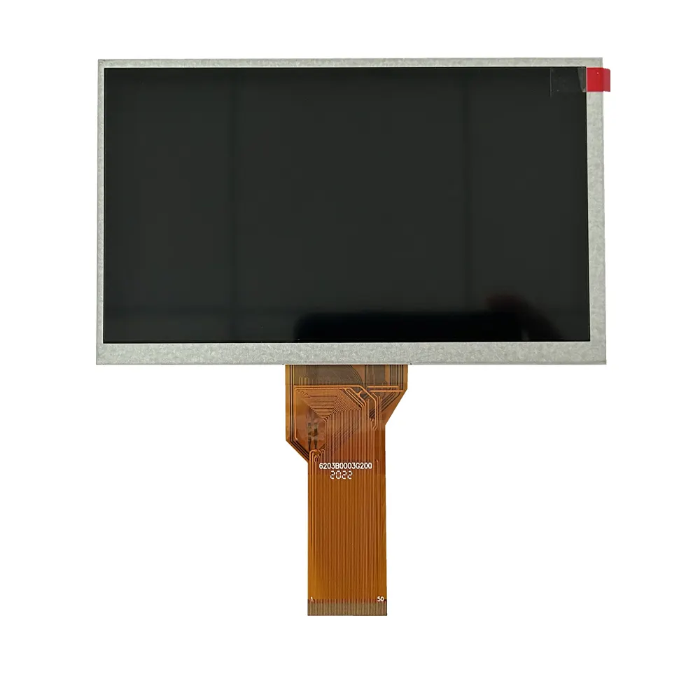 Antideslumbrante RGB-stripe 50 pin 300 NITs 800*480 7,0 pulgadas TFT LCD pantalla LCD módulo