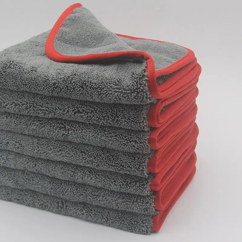 Micro fiber detailing polishing high quality cleaning cloth washable car microfiber towel