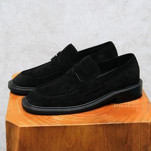 Fabricantes de Zapatos de Cuero Genuino al por Mayor, Zapatos Casuales de Negocios, Zapatos Británicos para Hombre - Product Image 3