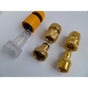 Portable Copper Quick Couplings for <b>Car</b> Wash <b>Machines</b> Electric Inlet Outlet Connectors for Cleaning Household Use - Product Image 1