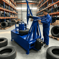 Machine de recyclage pour la découpe des flancs des pneus usagés de voitures et camions - Équipement de découpe de pneus usagés - Prix