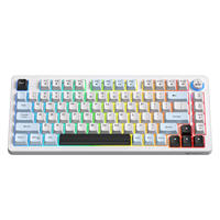 Teclado para Juegos ONIKUMA RGB MT501, Tres Modos, 82 Teclas, Membrana Compacta, 2000 mAh, para PC y Portátil, Personalización OEM de Marca Privada