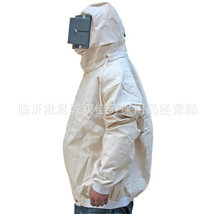Canvas Dustproof Work Suit Zipper Version Thickened Wear Resistant For <b>Sandblasting</b> And Painting Protection - Product Image 2