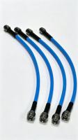 Connecteur coaxial mâle RF à sertir, usiné avec précision, haute performance d'écranage pour assemblage de câbles coaxiaux