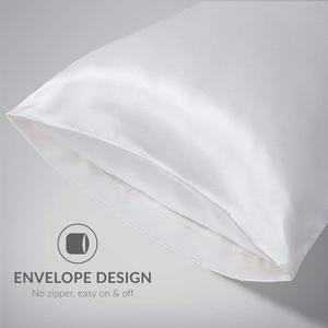 ราคาถูกขายส่ง 100% โพลีเอสเตอร์ซาตินปลอกหมอนผิว - Product Image 2