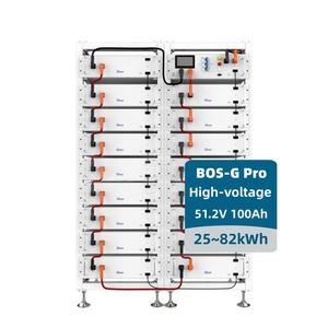 Baterai Penyimpanan Energi Surya Tegangan Tinggi Deye Bos-G-Pro Paket Baterai Lithium 51.2V 100Ah 5.12kWh LiFePO4 Semi-solid State 6000 - Product Image 1