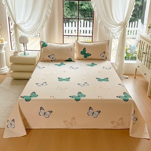 Set di Biancheria da Letto in Microfibra Personalizzato all'Ingrosso, 3 Pezzi: Lenzuolo con Angoli, Lenzuolo Piatto e Federe - Stampa Moderna con Rose - Product Image 1