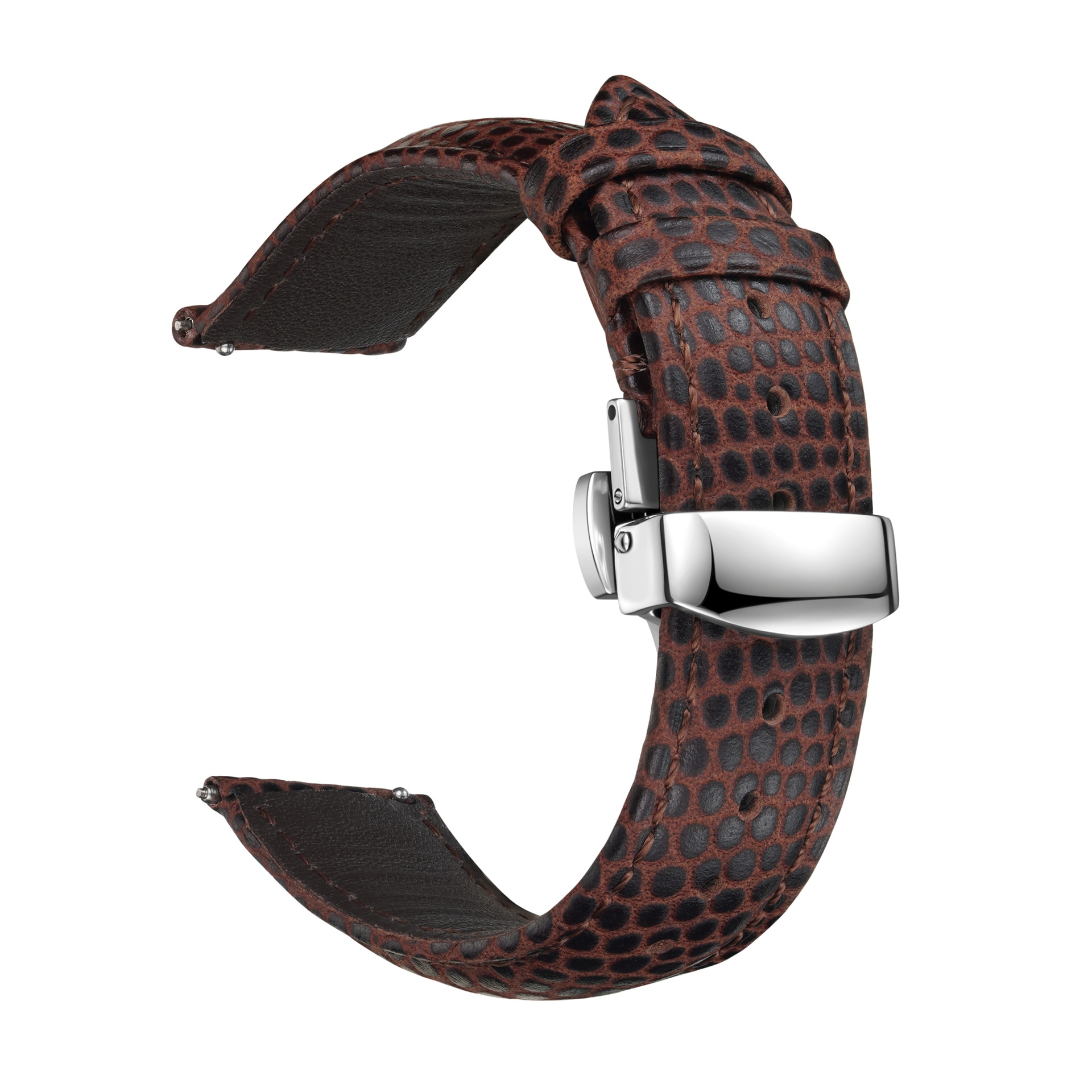 Dark Brown Butterfly Buckle