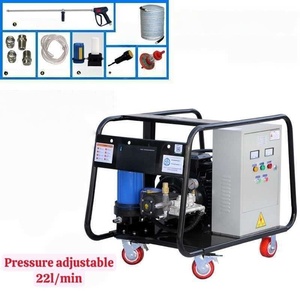 Hidrolavadora Industrial de Alta Presión 300-500 Bar Ajustable Manual 220V con Cuerpo de Plástico y Accesorios, 1 Año de Garantía - Product Image 2